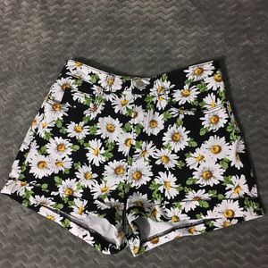 SIZE 28 American Apparel High Waisted Daisy Shorts